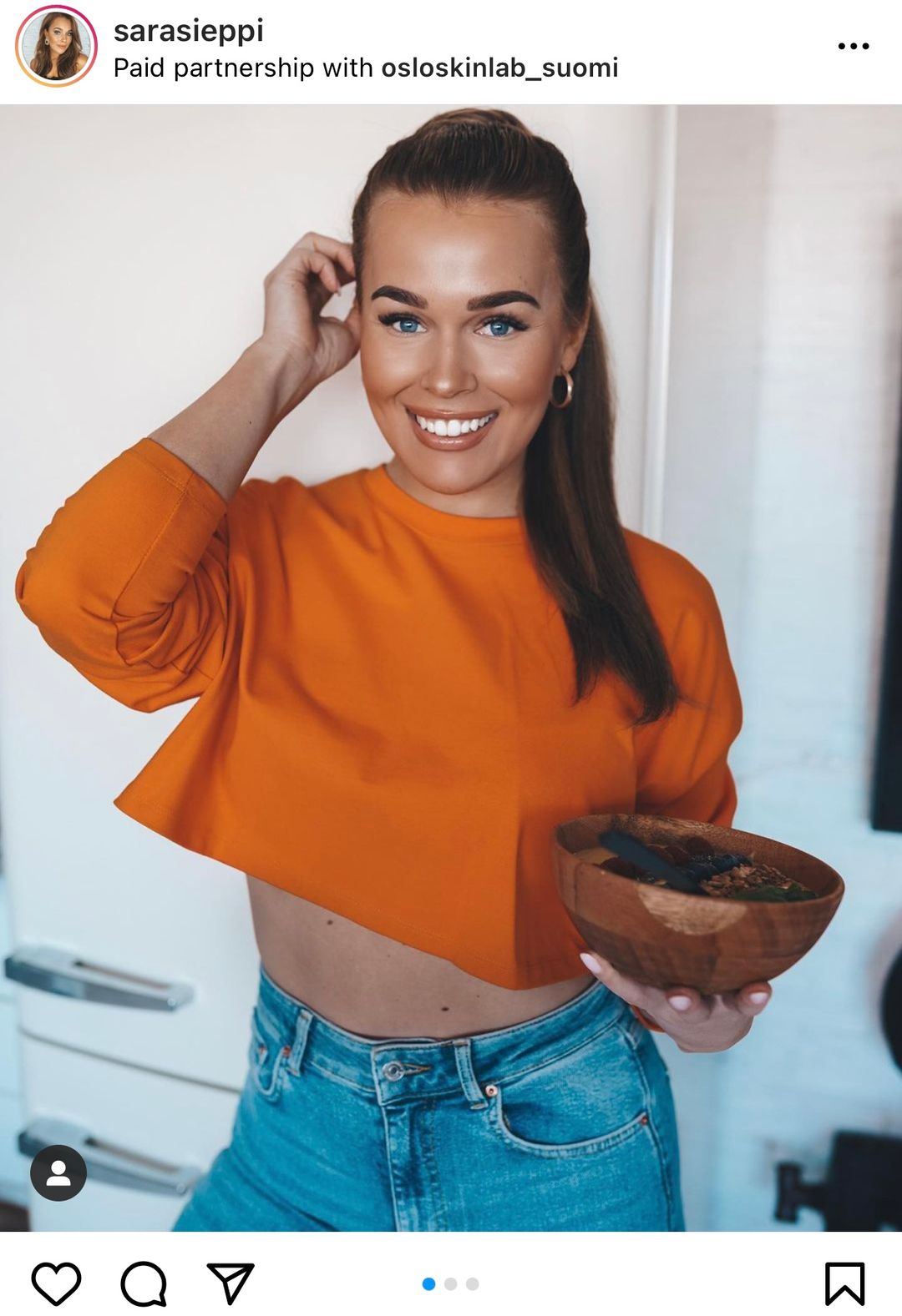 Sara Siepin Instagram-kuva.