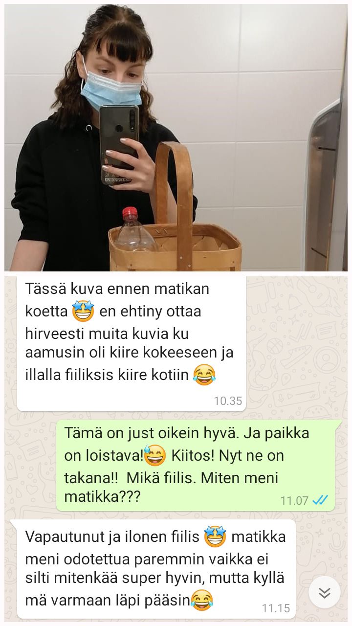 Minni Pitkämön selfie kirjoituksista