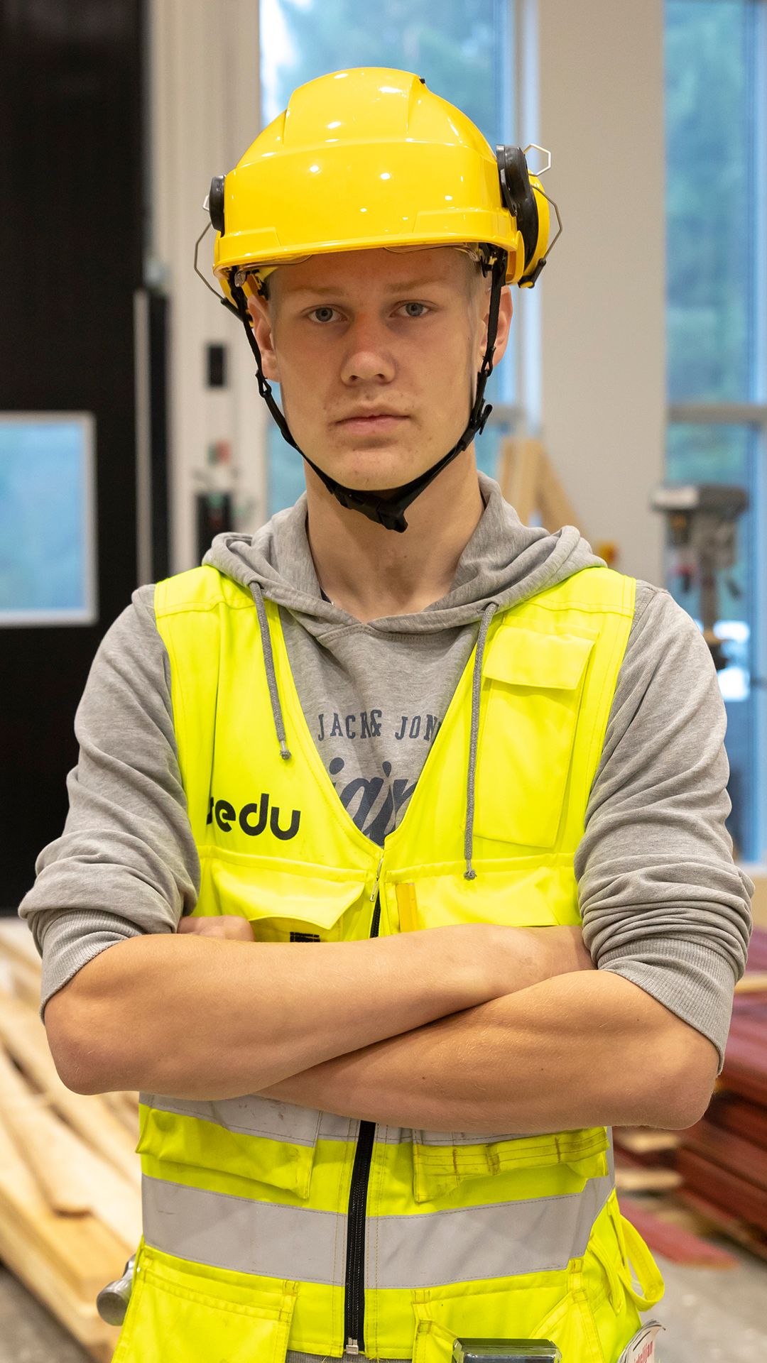 Rakennusalan opiskelija Niilo Rinta-Tassi